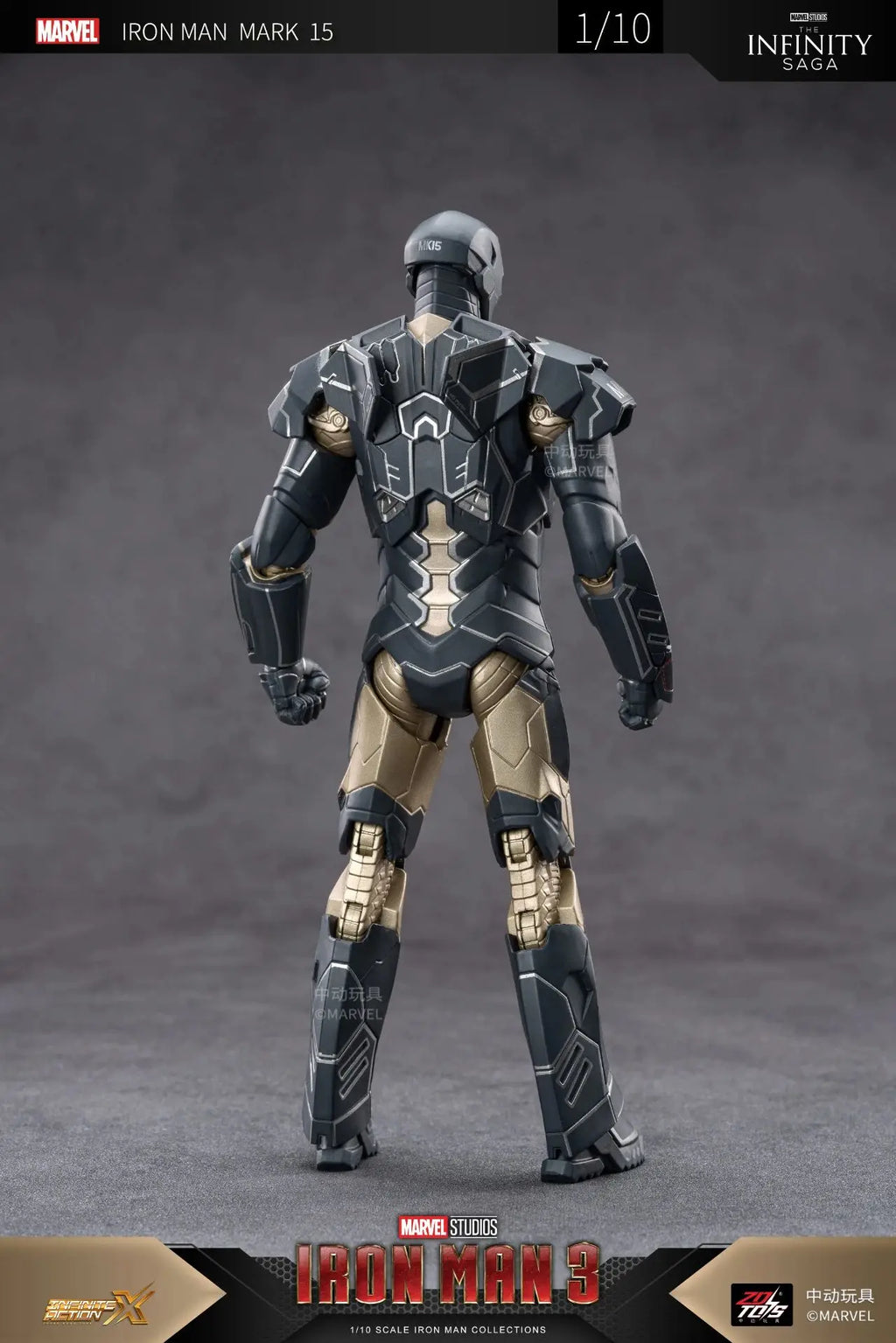 ZD Toys Iron Man MK15 MK16 War Machine MK2 Action Figure Iron Man Mk47 MK35 Red Snapper 1/10 Scale Iron Man Collections Gift