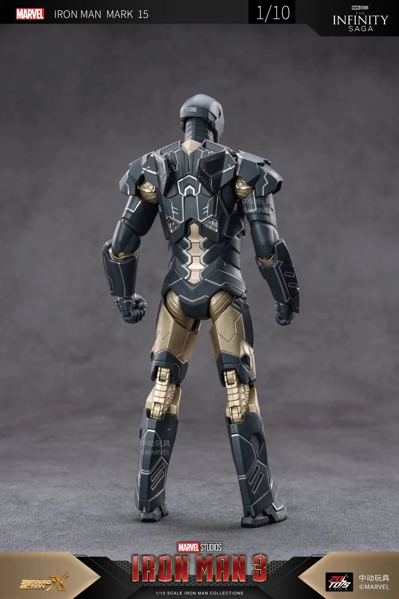 ZD Toys Iron Man MK15 MK16 War Machine MK2 Action Figure Iron Man Mk47 MK35 Red Snapper 1/10 Scale Iron Man Collections Gift