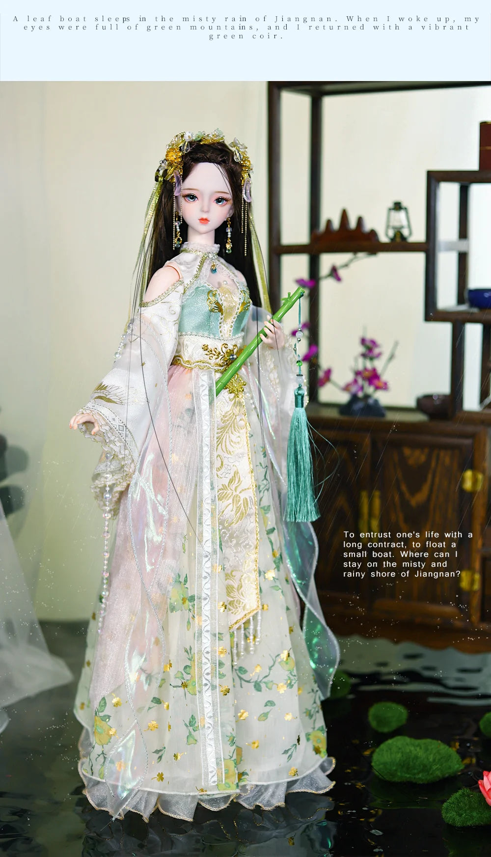 DBS 1/3 BJD toy Dream Fairy Season Series mechanical joint Body hand-painted makeup high quality 60cm collection doll sd