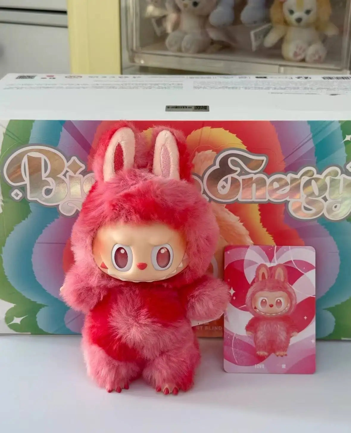 Genuine Labubu 3.0 Big into Energy Plush Doll - Pop Mart Official Blind Box Soft Collectible Toys Home Decor