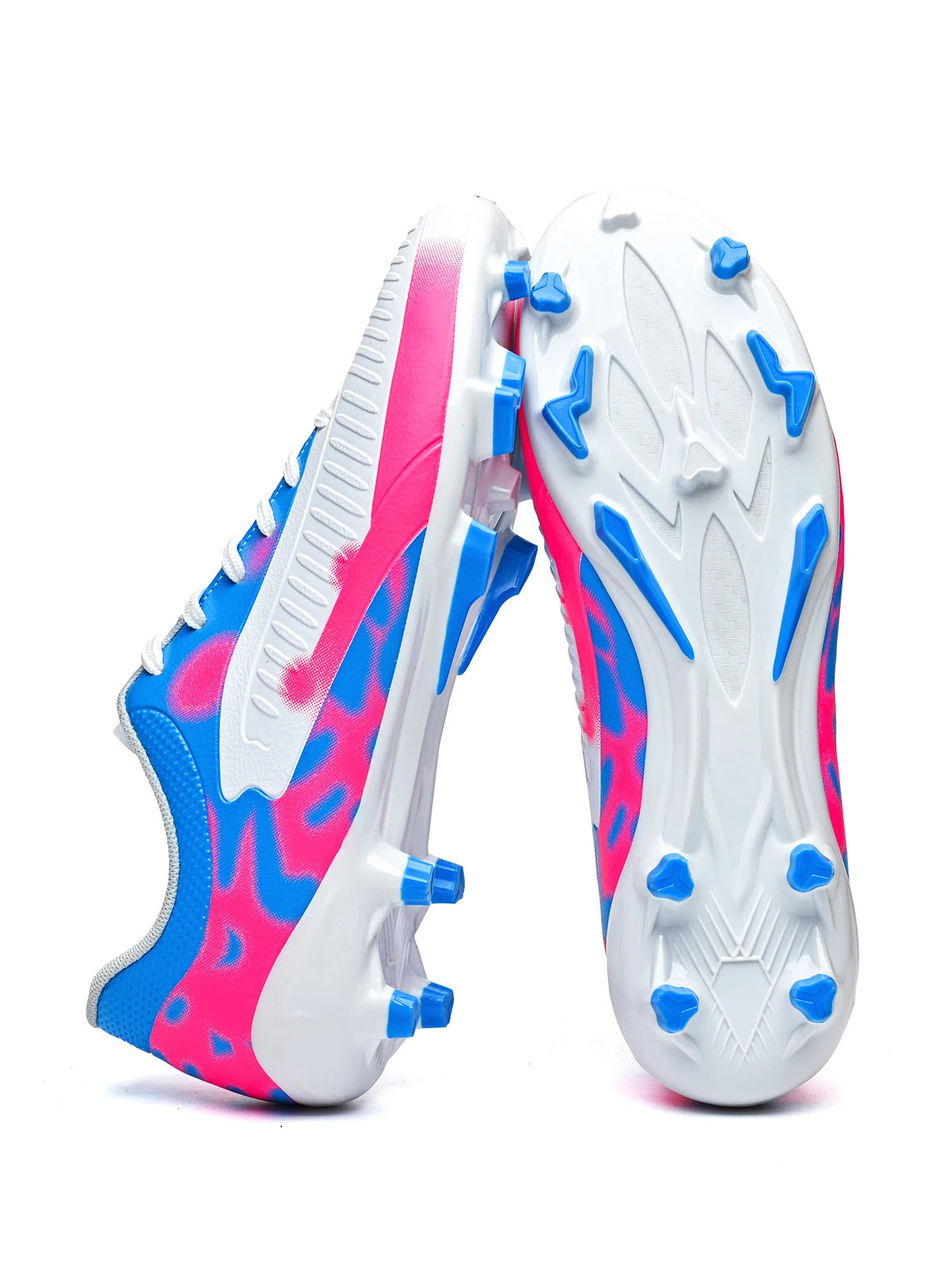 Ultra Light AG FG Football Shoes Sweat-proof PU Fabric Wear-resistant TPU Sole Snug Fit Unisex Natural Grass Practice Sneakers