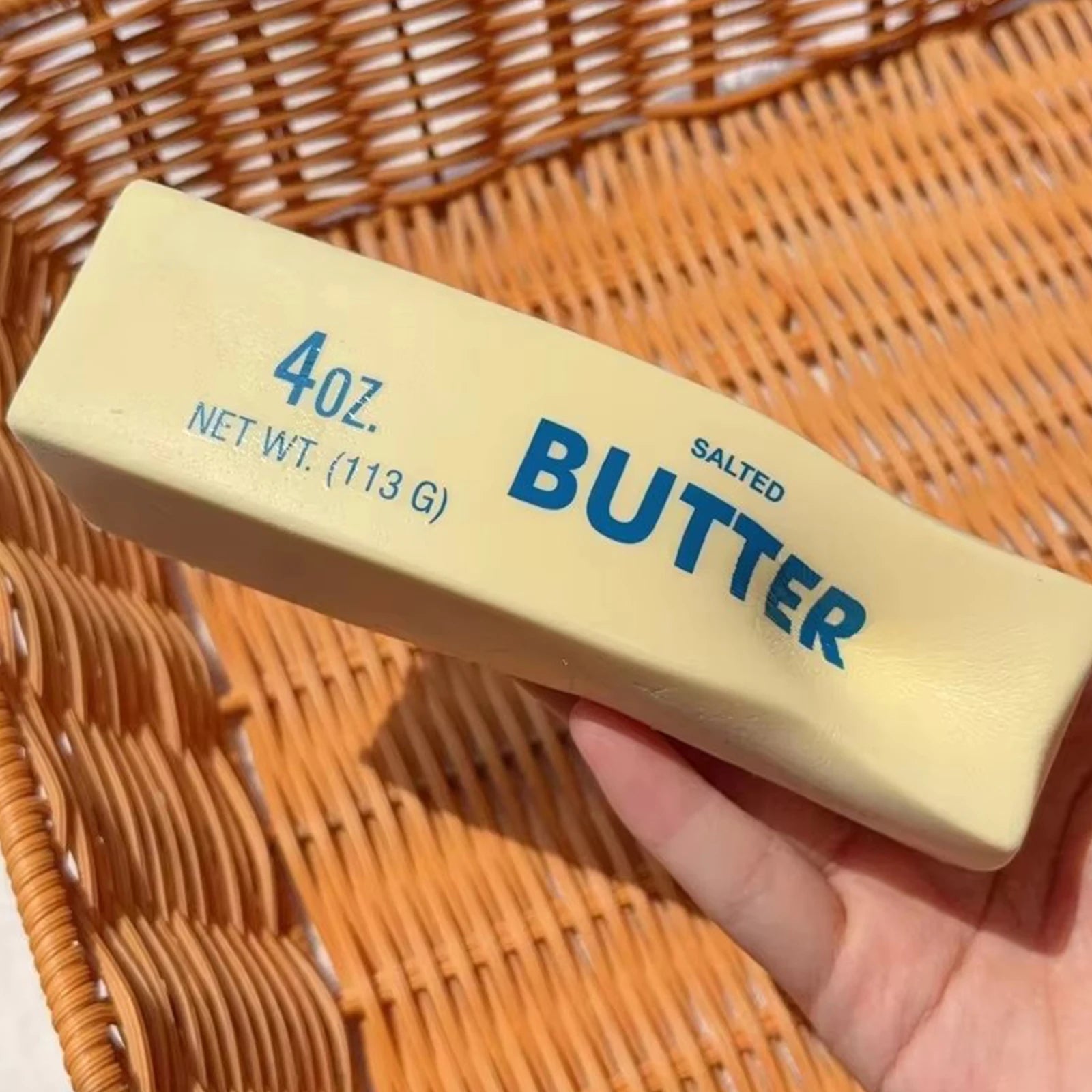 14/24CM Butter Stick Fidget Toys Squishy Elastic Cheese Stick Funny Decompression Stress Anxiety Relief Squeeze Prank Toy Relax