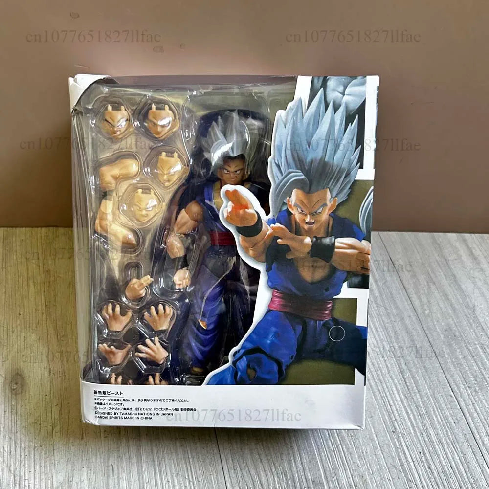 Dragon Ball Wild Beast Son Gohan Shf Exclusive CJ Edition Shf Son Gohan Beast Action Figure Model Toys Joint Movable Room Decor