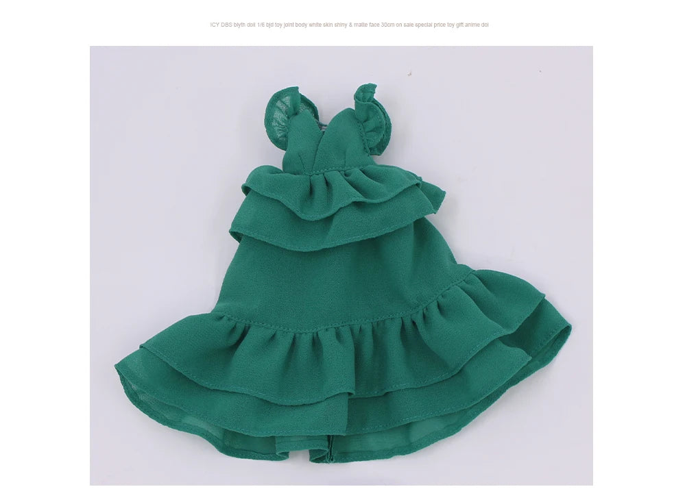 ICY DBS Blyth doll joint body temperament dress casual sports skirt toy anime set