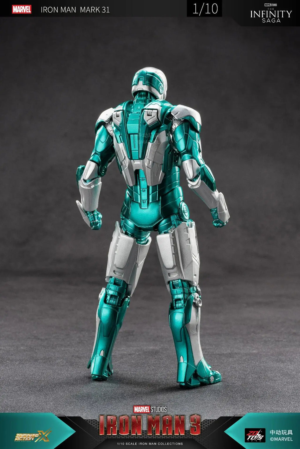 Marvel ZD Toys Iron Man Figure MK3 MK4 MK85 MK42 MK18 MK19 Spider-Man PS4 Iron Spider Action Figure Collections Gift