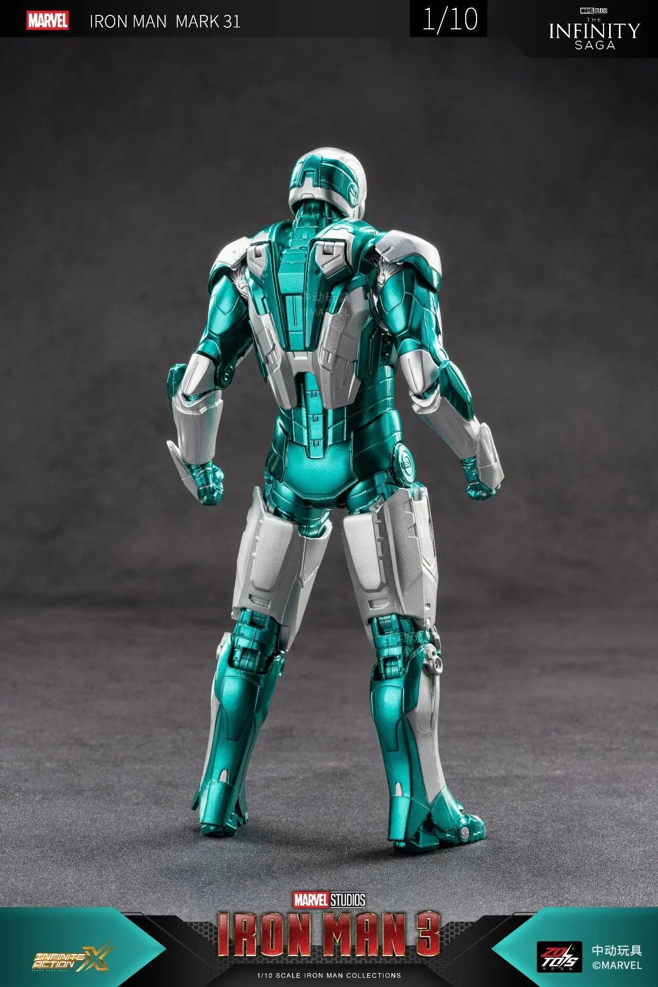 Marvel ZD Toys Iron Man Figure MK3 MK4 MK85 MK42 MK18 MK19 Spider-Man PS4 Iron Spider Action Figure Collections Gift