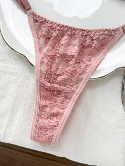 Women's Heart Buckle Bra & Panty Set