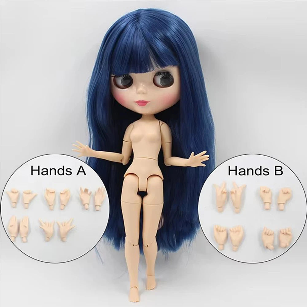 ICY DBS Blyth doll toy 30cm 1/6 bjd natural skin joint body shiny face random eyes colors toy anime girls gift