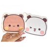 Cute Panda Bubu Dudu Carpenter's Cotton Sponge Wipe Kawaii Cartoon Anime Household Towel for Dishwashing, Cleaning Sponge Brush