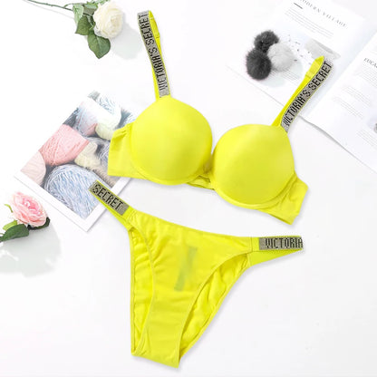 Women's Seamless Underwire Bra & Panty Set