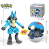 New Pokemon Figures Toys Variant Ball Model Pikachu Gengar Pokeball Dragonite Snorlax  Action Figure Lapras Pocket Monsters Toy