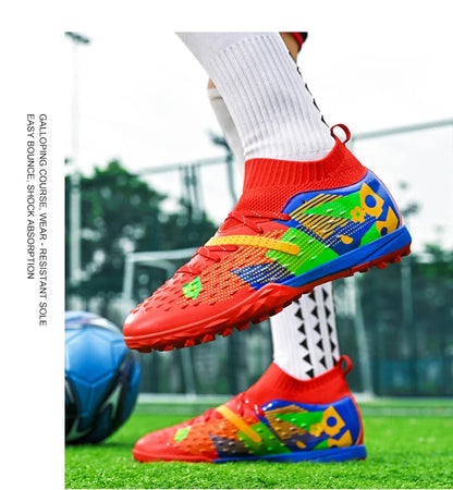 Men's High-Ankle FG/TF Soccer Cleats – Football Boots