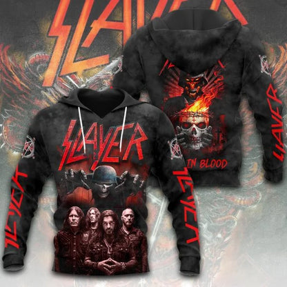3D Rock Graphic Streetwear Hoodie