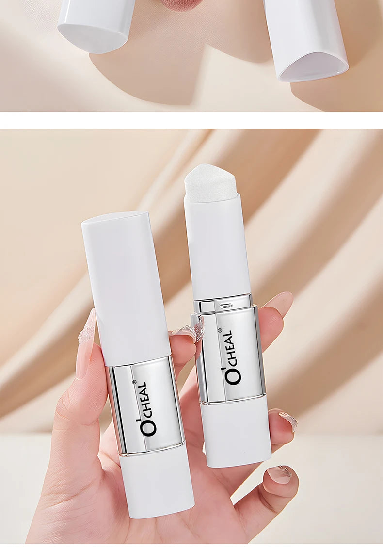 O'CHEAL Temperature Changing Foundation Stick Facial Coverage Blemishes Pores Double-Headed Face Matte Makeup Foundation Cream