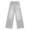 IEFB Straight Male Jeans Vintage Men's Denim Pants Tie-dyed Design Wide Leg Trousers Spring New Stylish Men Clothing 9C4276