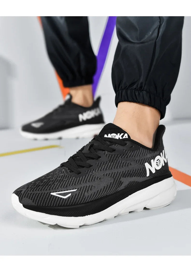 Men's Running Shoes Luxury Shoes Trainer Race Jogging Cushioning Outdoor Breathable Couple Non-Slip Sneakers Mesh Off-road Shoes
