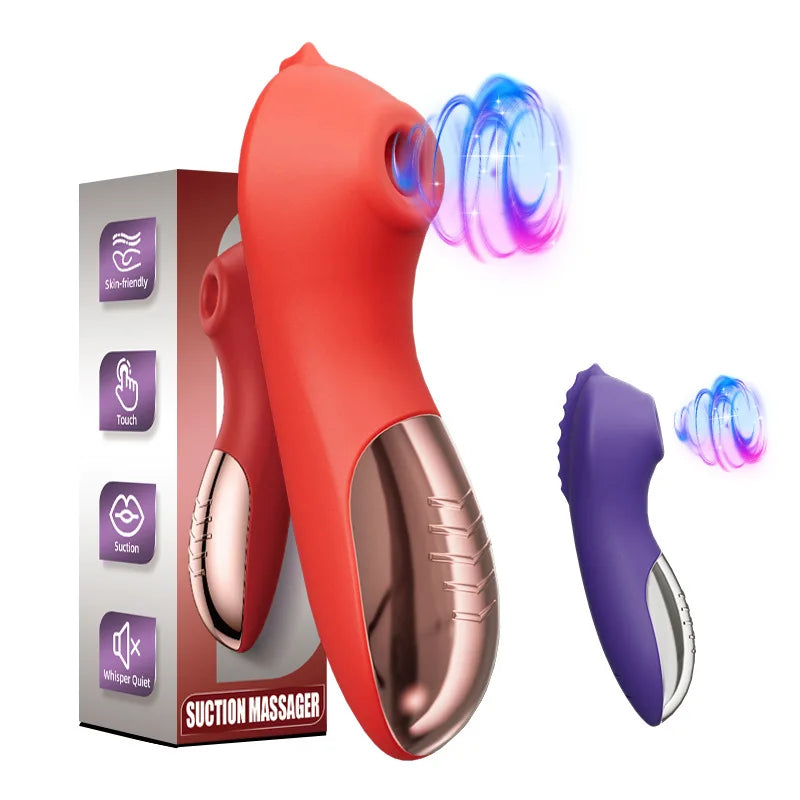 Powerful Clit Sucking Vibrator for Women Sucker Oral Suction Nipple Clitoris Stimulator Sex Toy for Adults Masturbator