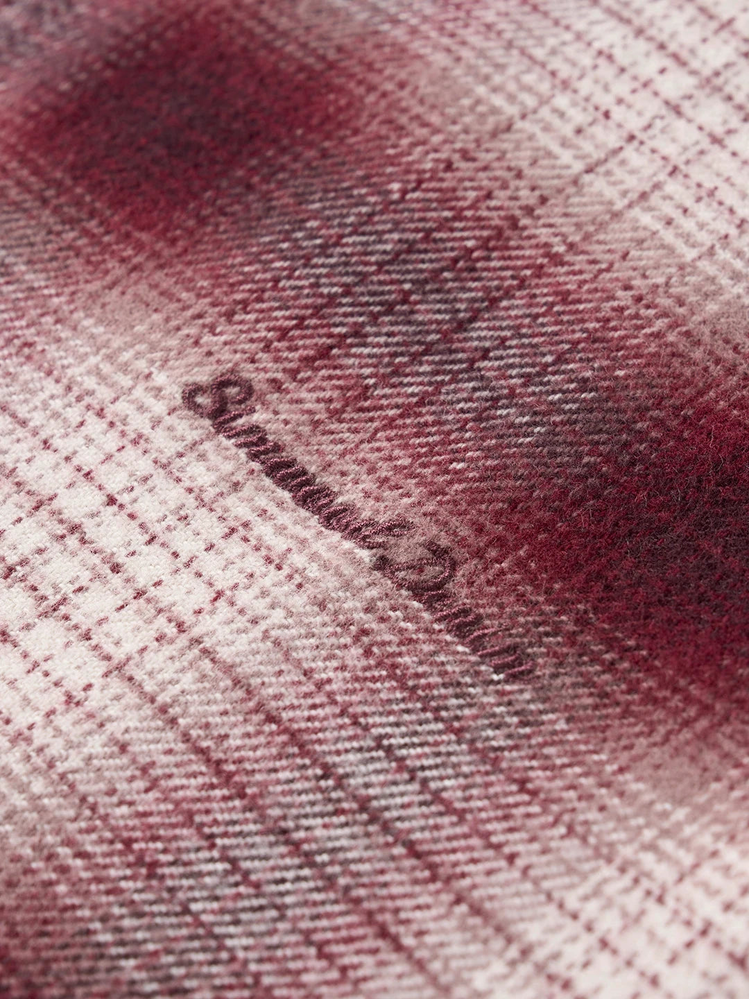 SIMWOOD High Standard 2026 Spring New Oversize 270gsm Wool Blend Plaid Shirts Men Warm Vintage Shirt