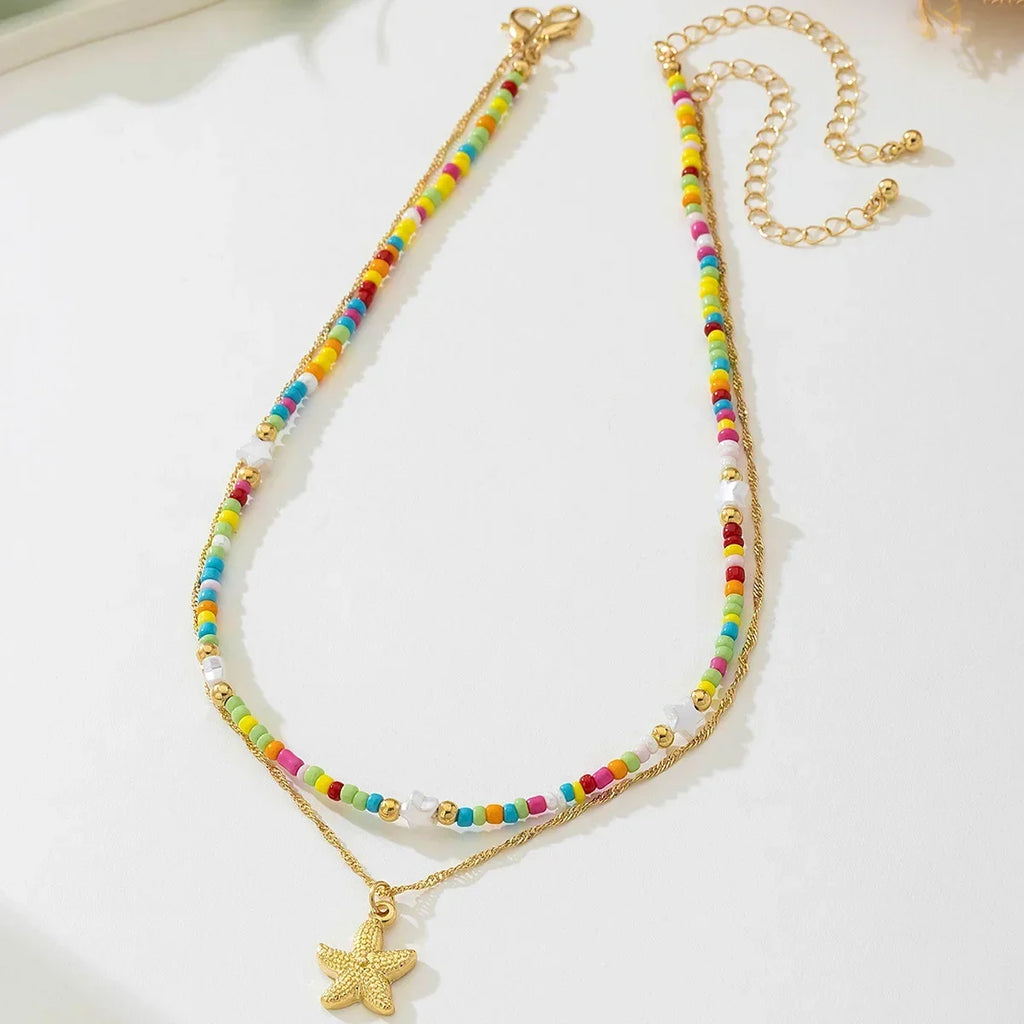Black and White Beaded Dalmatian Puppy Cute Personalized 2025 Pendant Necklace for Women Girl Fashion Lovely Gift Jewelry