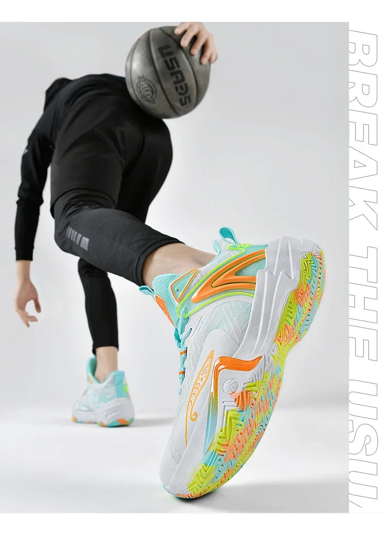 Men Basketball Shoes Women Unisex Unisex Outdoor Non-slip Trainer Light High Quality Athletic Sneakers Breathable Sports Shoes
