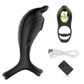 Remote Control Penis Ring Vibrator Sucking Licking Clitoris Stimulator Cock Ring Enlargement Sex Toy for  Adult Man & Couples