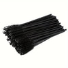 50pcs disposable eyelash brush, grafting eyelash, portable eyelash curler, eyelash comb, colored brush, eyelash full makeup brus