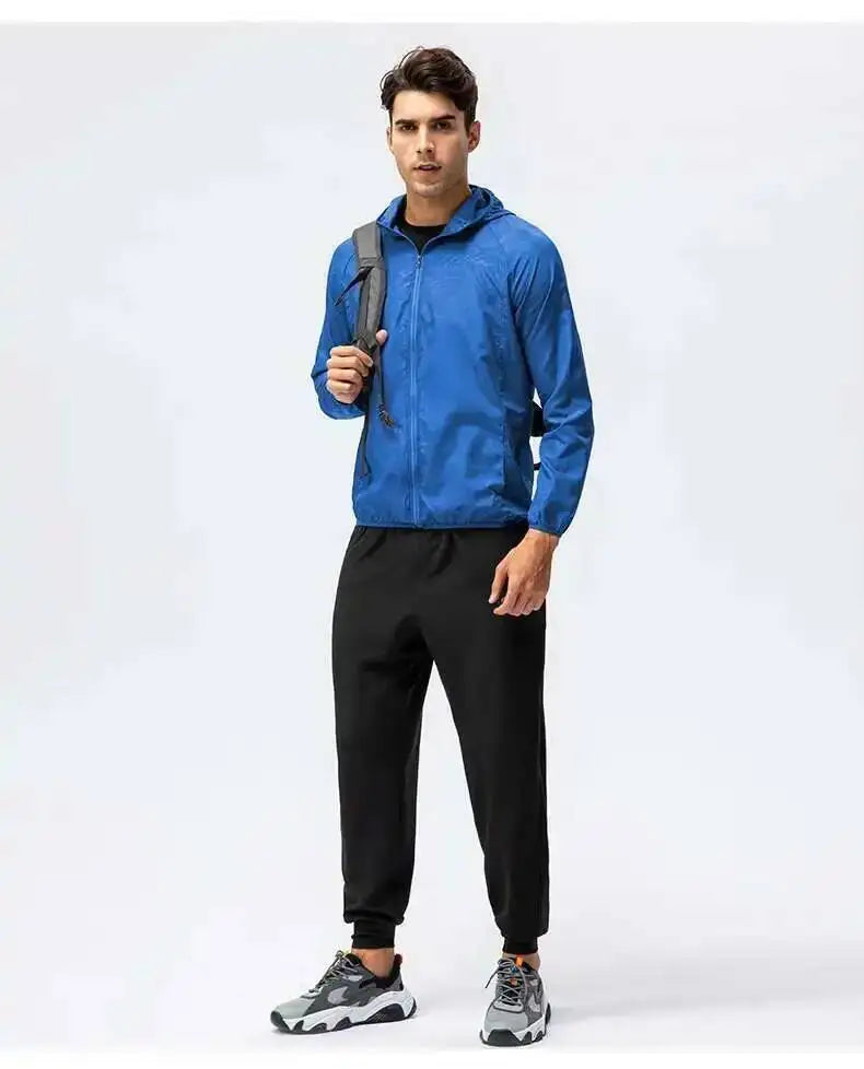 Fishing Rain Wind Breaker Coat For Men Women Waterproof Jacket Hiking Climbing Clothes Sun Protection Quick Dry Rain Coat