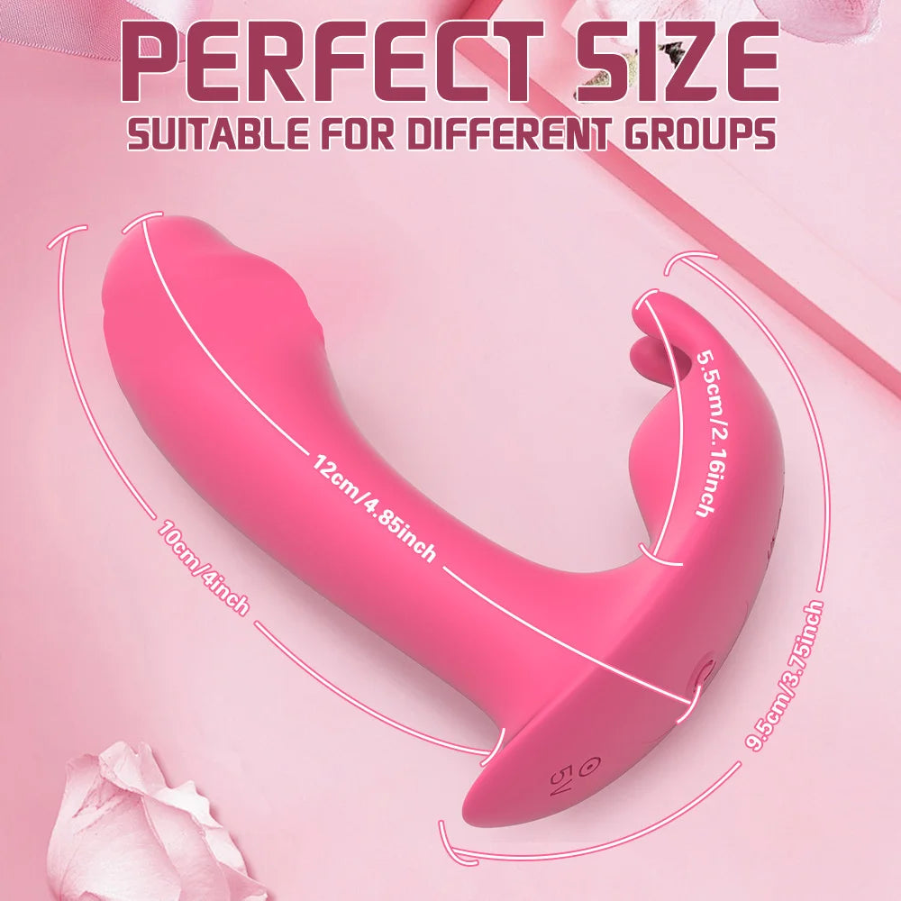 App-Controlled Butterfly Couples Vibrator