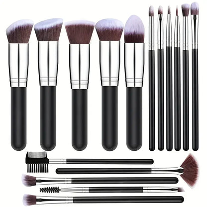 Professional 3/14/16Pcs Makeup Brushes Set Soft Fluffy Eye Shadow Foundation Concealer Blending Blush Brushes Women Beauty Tools
