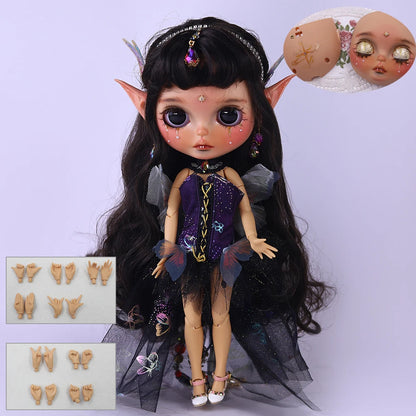 ICY DBS Blyth 1/6 Doll Hand drawn Elf Hand drawn Doll Set Including Elf Ears SD