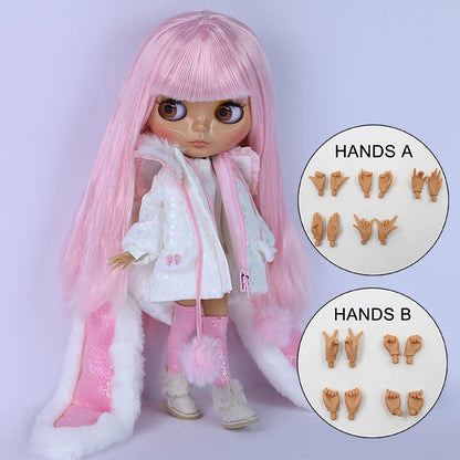 ICY DBS Blyth doll bjd joint body Tan Skin Cute Dress Clothing 1/6 30cm Girl Gift Anime SD