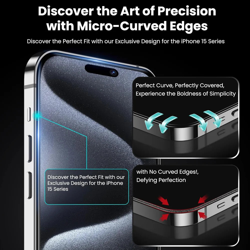 HD Screen Protection For iPhone 16 15 17 14 13 12 11 Pro Max Tempered Glass iPhone 15 Pro Camera Lens Film iPhone 16 Plus 13 Min