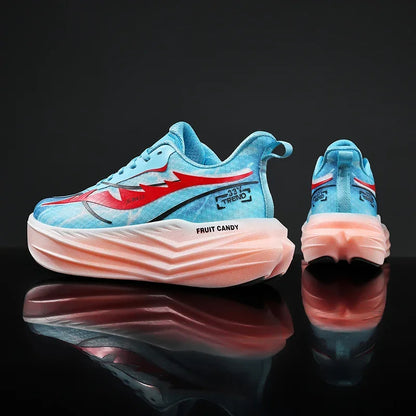 Men's Running Shoes Breathable Couple Trainer Race Luxury shoes Sneakers Mesh Outdoor Non-Slip Jogging Cushioning Off-road Shoes