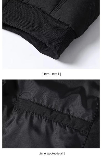 Men's Casual Zip-Up Baseball Jacket
