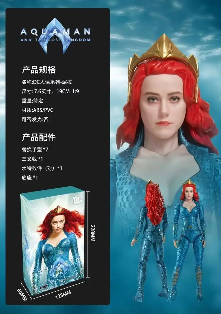 DC Justice League Movie figurines Ben Batman Aquaman Mera Black Superman Action Figure Toys Collection Models Toys Gift
