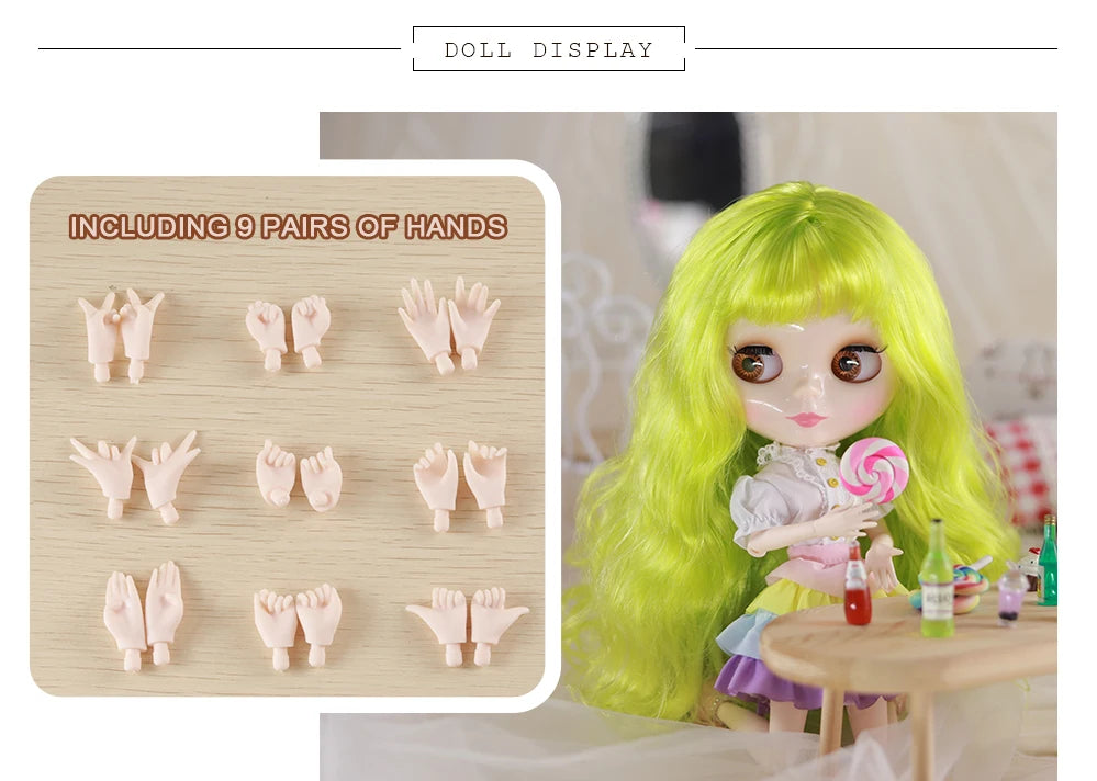 ICY DBS Blyth doll bjd joint body white skin cute birthday costume 1/6 toy 30cm girl gift anime SD