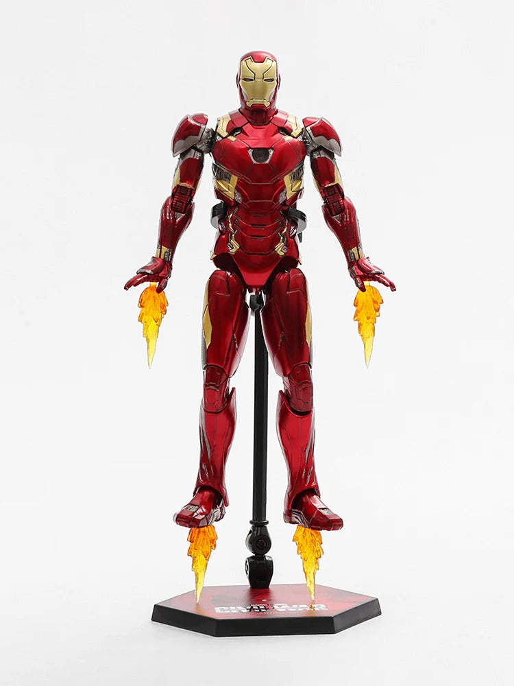 ZD Toys Iron Man Action Figure Joint Movable MK1 MK3 MK6 MK7 MK42 MK45 MK50 MK85 MK17 MK33 MK39 Adult Collection Figure Gift