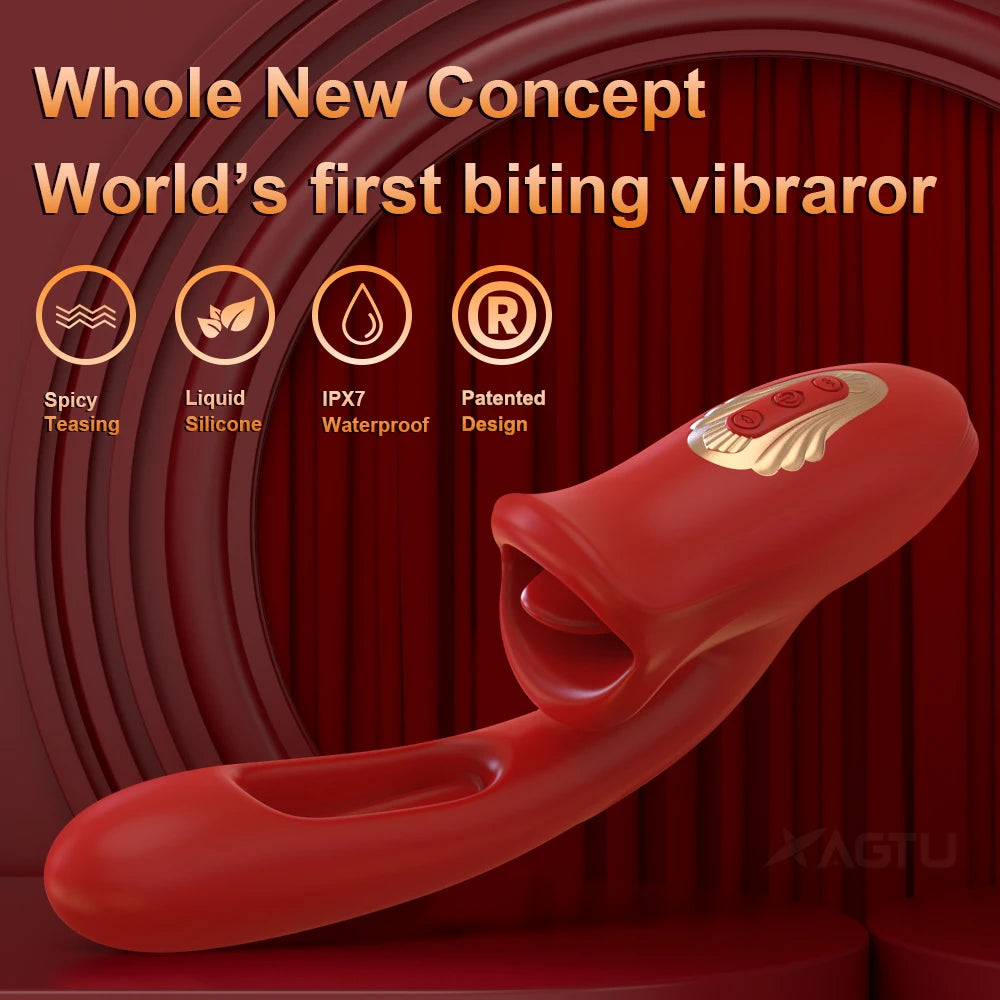 Dual-Action Suction Personal Massager