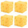 Squishy Square Cheese Squeeze Toys Slow Rebound Push Stress Relief Sensory Toy Soft Butter Cheese Fidget Toy Christmas Present