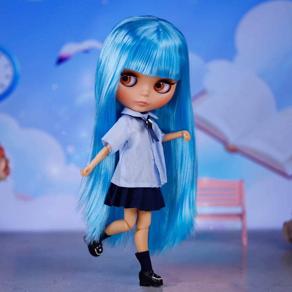 ICY DBS Blyth Doll Tan Skin Matte Face With Eyebrows Special Price 1/6 BJD JOINT body Neo Anime