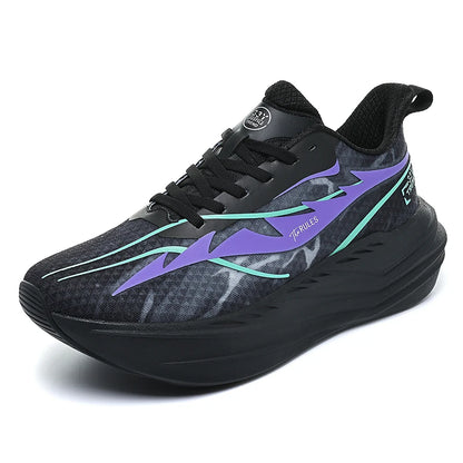 Men's Running Shoes Breathable Couple Trainer Race Luxury shoes Sneakers Mesh Outdoor Non-Slip Jogging Cushioning Off-road Shoes