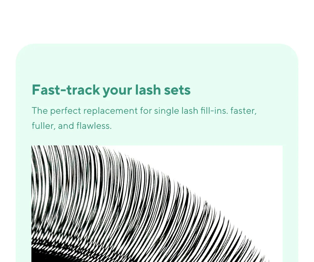 DIYDAY U-shaped 3D 4D 5D 6D Eyelash Extension New Style U Shape W Bloom Lashes Premade Fans Lightweight Fluffy Mink Faux Eyelash