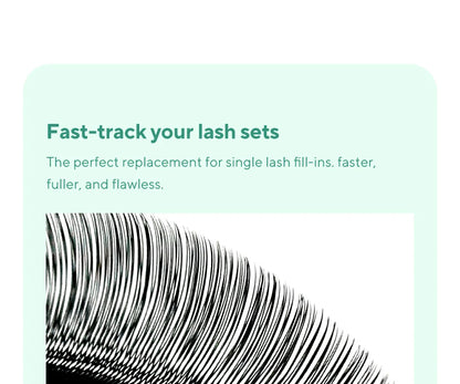DIYDAY U-shaped 3D 4D 5D 6D Eyelash Extension New Style U Shape W Bloom Lashes Premade Fans Lightweight Fluffy Mink Faux Eyelash