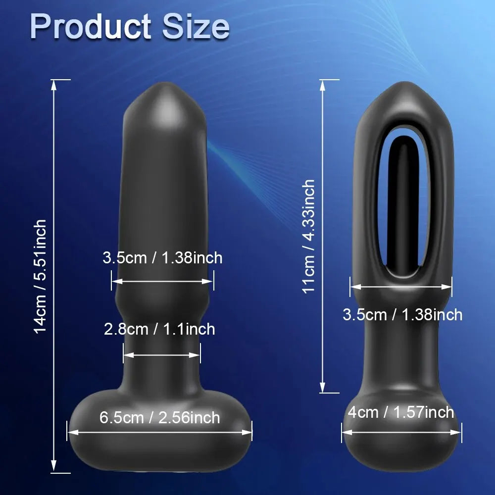Patting Vibrator Anal Plugs Sex Toys for Men Women, G-spot Dildo Anal Toys Vibrating Butt Plug Prostate Massager Couples Sex Toy