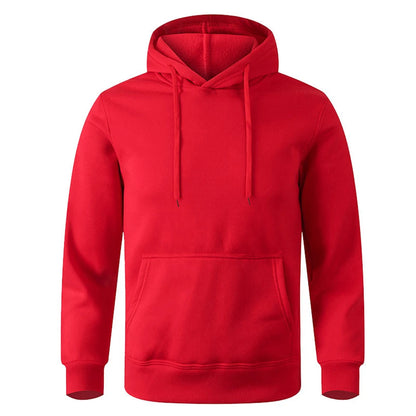 Men's Solid Pullover Hoodie
