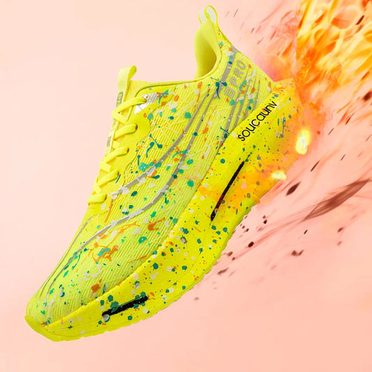 Men Running Shoes Leisure Comfortable Sneakers Breathable Walking Casual Jogging Blade Fashion Lace-up Noctilucent Brand Outdoor