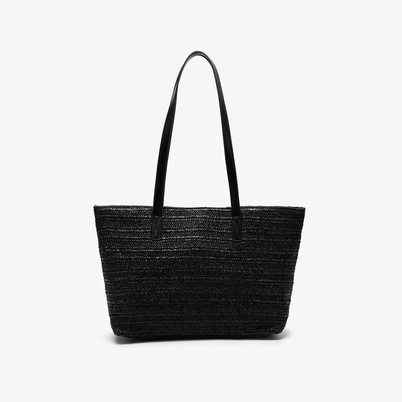 Women's Straw Tote Bag – Large Capacity Beach & Shopper Bag, 2 Colors, 2 Sizes - TRYSHOPPY