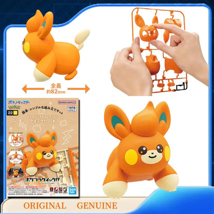 Bandai Original Genuine POKEMON MODEL KIT QUICK 1 21 22 23 Anime Action Figures Toys Kids Gift Assembly Model Collect Ornaments