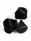 Black Triangle Powder Puff Facial Makeup Sponge Soft Velvet Cosmetics Puff Mixer Beauty Foundation Make-Up Sponge Makeup Access