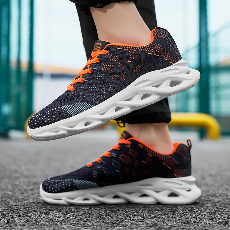 Men’s Breathable Cushioned Running Shoes